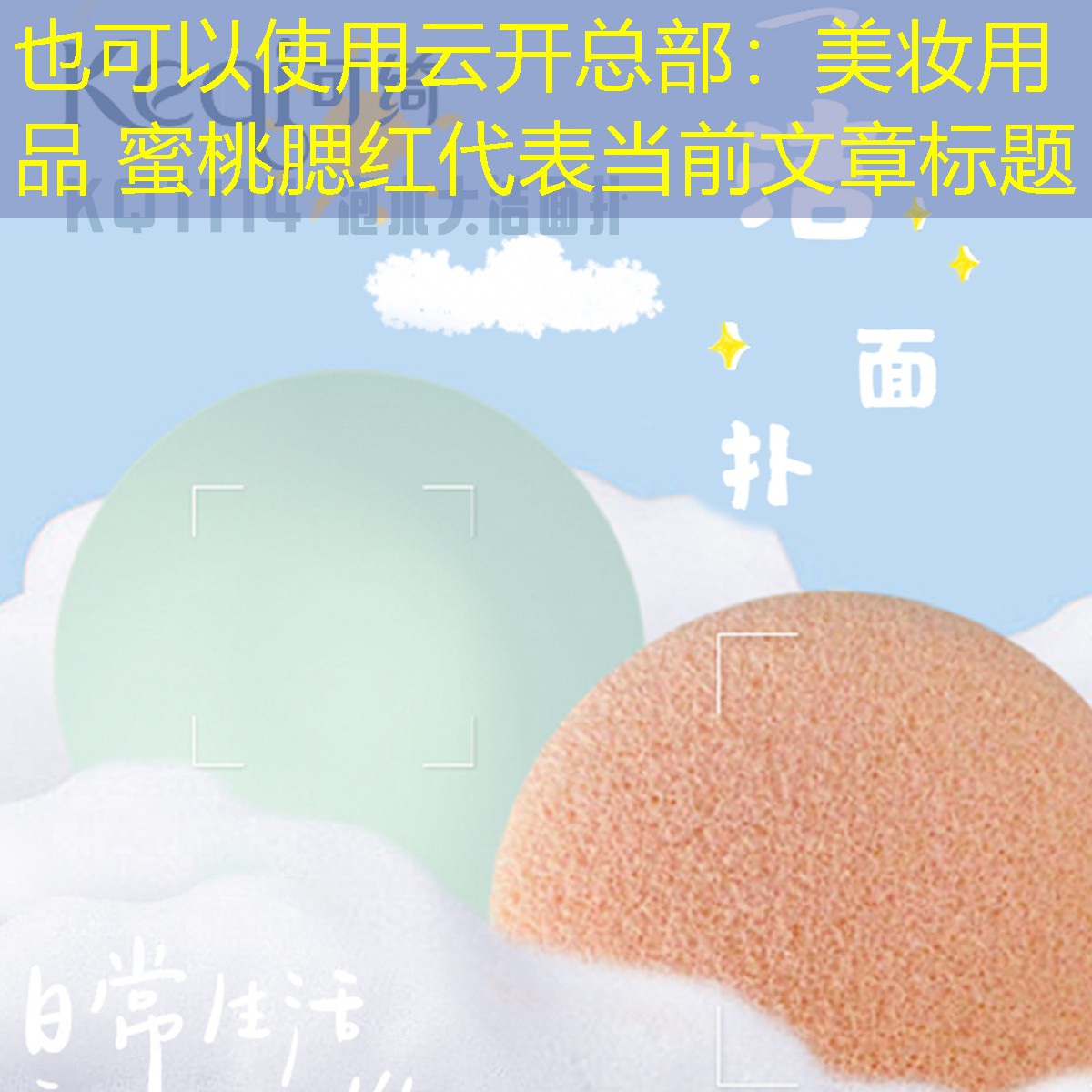 美妆用品 蜜桃腮红